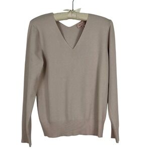 NWT‎ Philosophy Platinum Oak V-Neck Sweater Large L Capsule Classic Fall